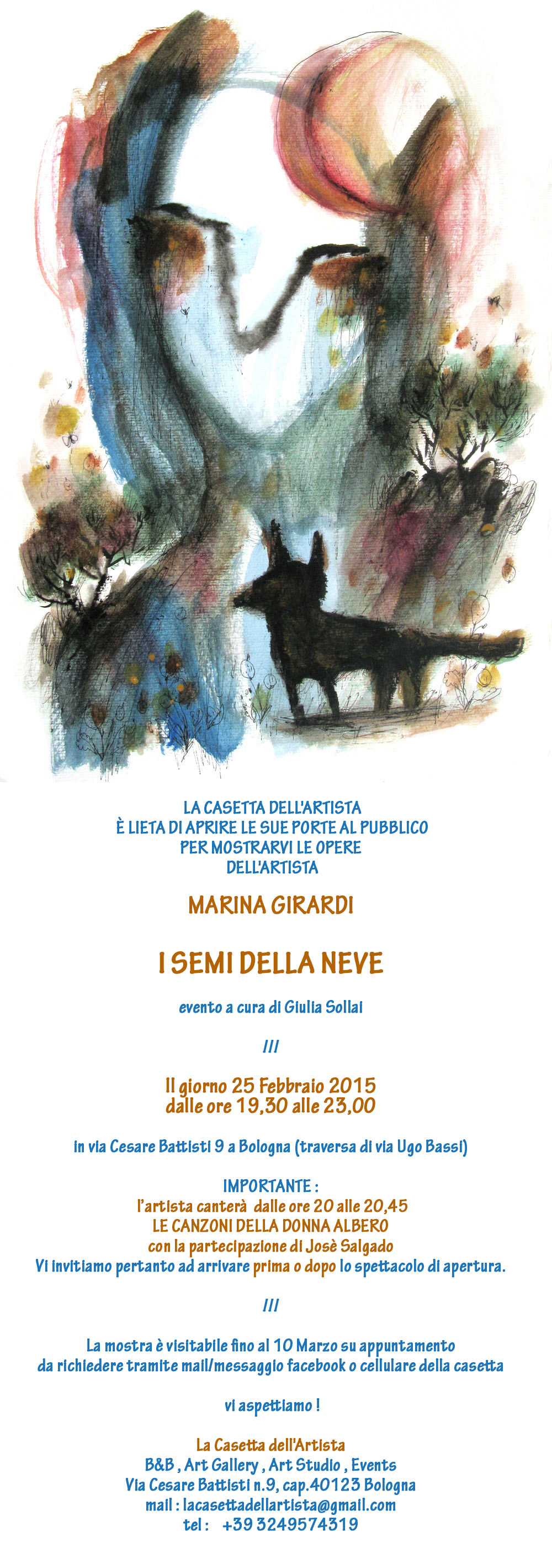 I Semi Della Neve alla Casetta Dell’Artista
